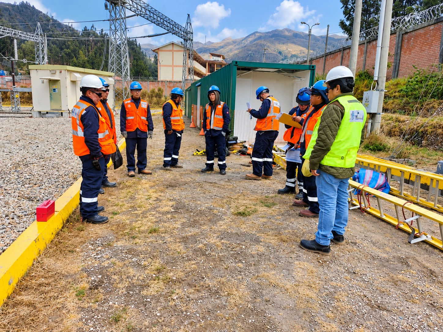 Personal de RME Group realizando actividades técnicas