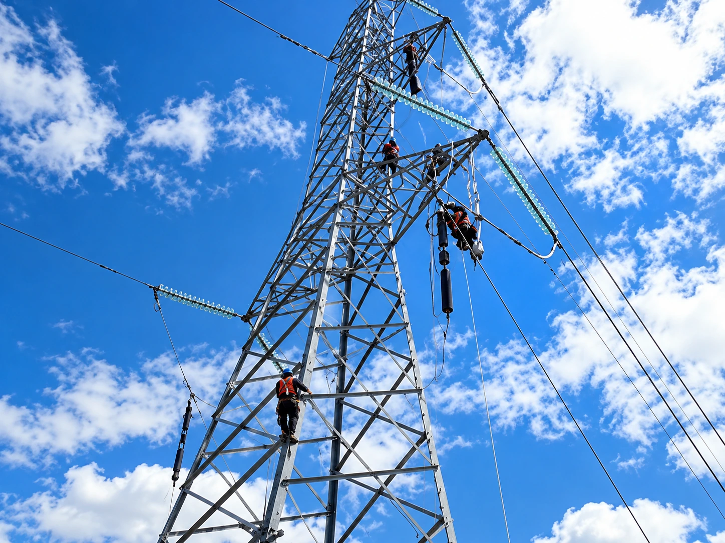 Equipo técnico de RME Group en trabajos electromecánicos